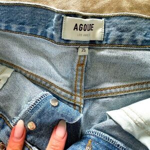 AGOLDE Dee denim shorts